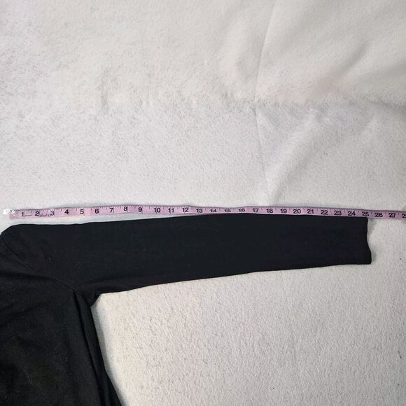 Love by Gap Maternity Black Long Sleeve Top Sz S Womens - Picture 5 of 5